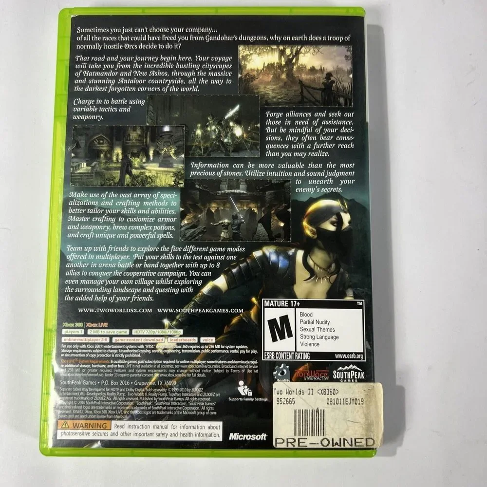 Two‎ Worlds 2 Xbox 360
